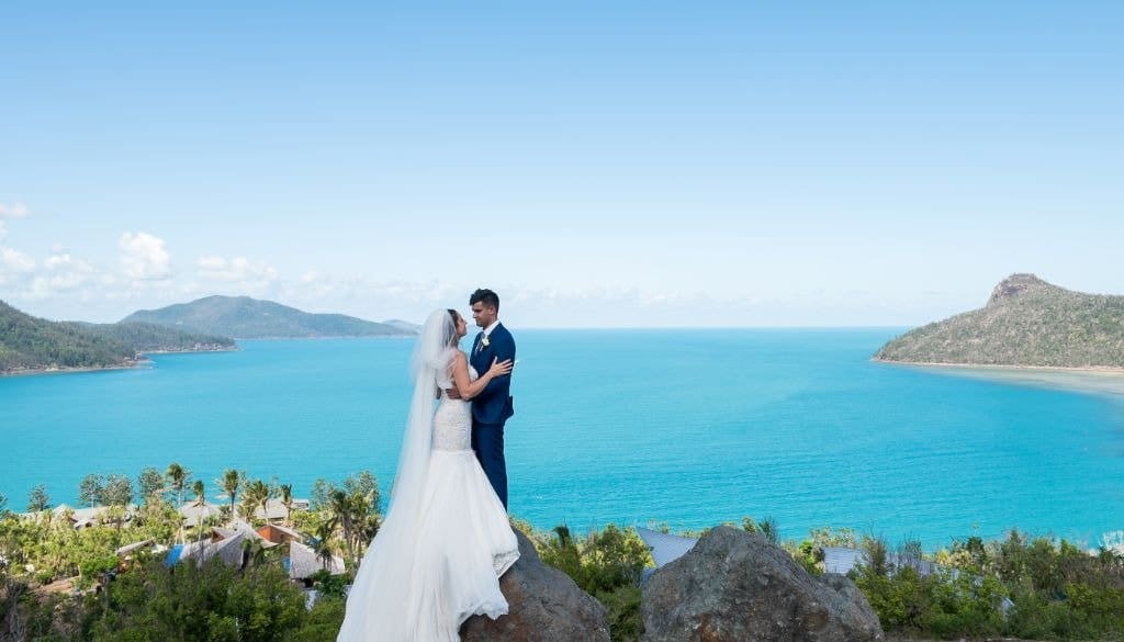 Couple Get Married By The Sea And Have Wedding DJ At Reception