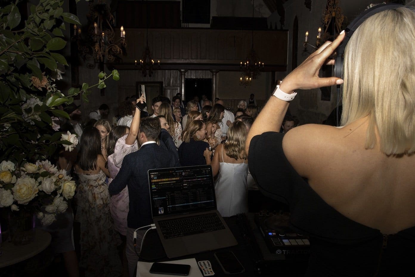 Churchill Events Wedding DJ Behind the Decks