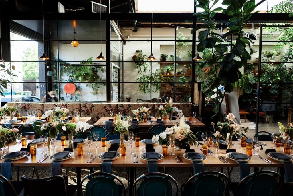 Melbourne Wedding Venue Table Setting At Rupert On Rupert Collingwood