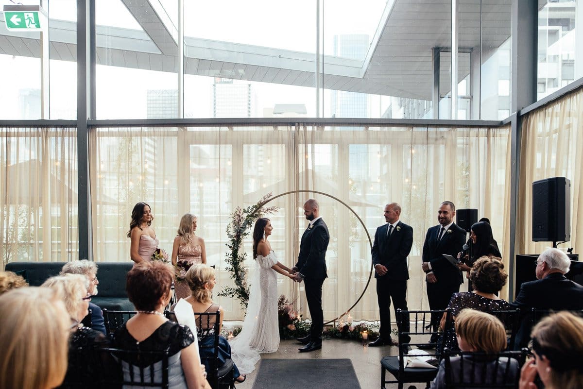 Wedding Ceremony At Alto Event Space Melbourne