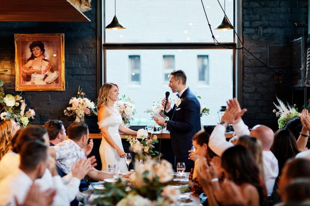 Wedding Couple Speeches At Rupert on Rupert Collingwoodd