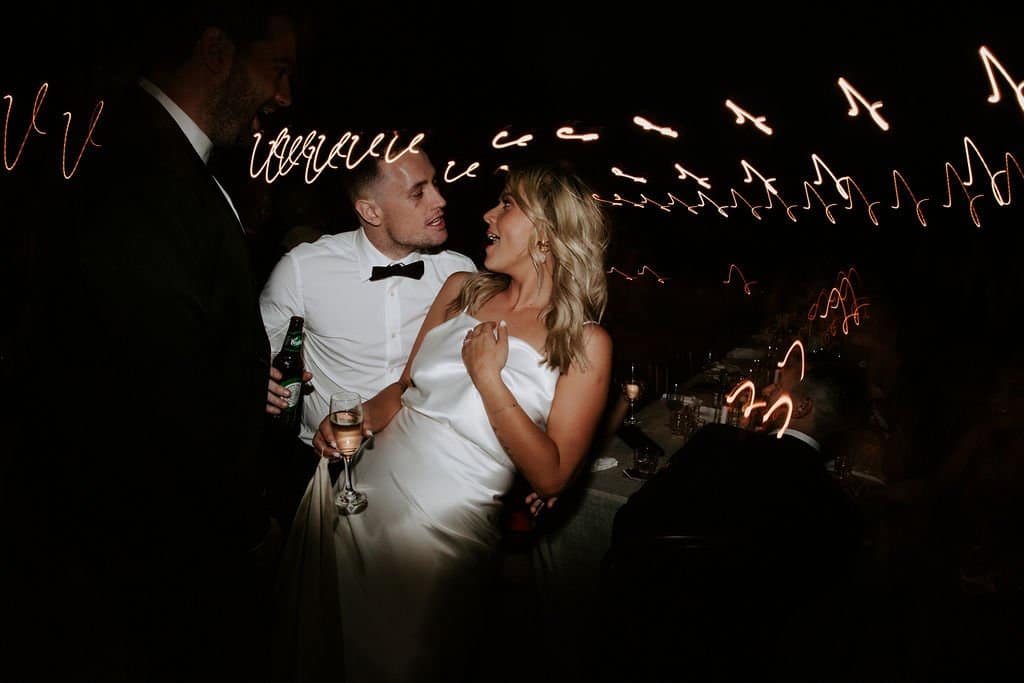 Bride And Groom Dancing At Wedding