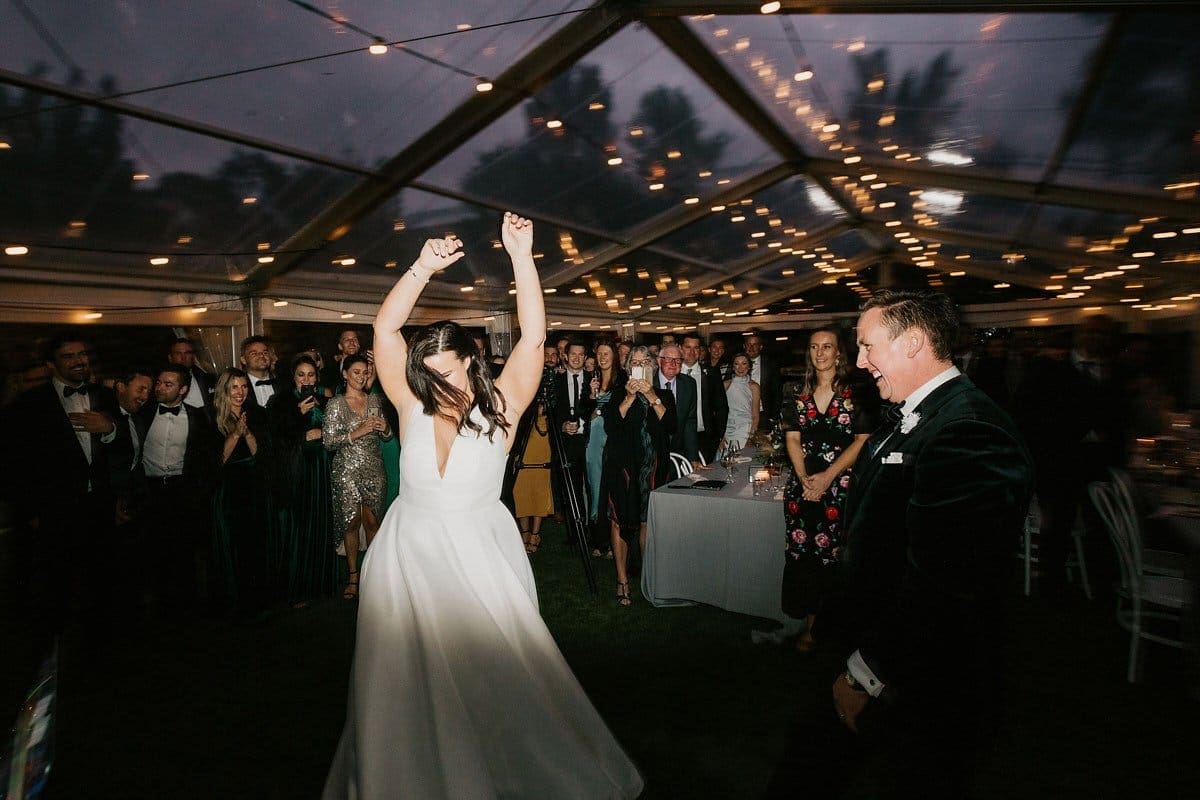 Ballarat Bride On Dance Floor