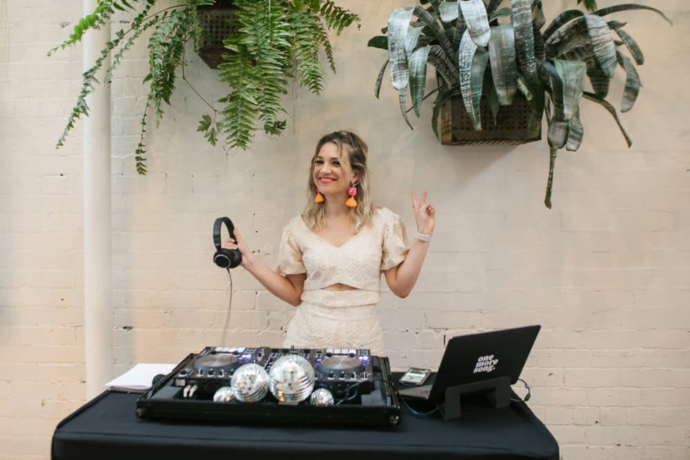 DJ Aleks Mac Poses At Rupert Wedding Photographed By Brown Paper Parcel