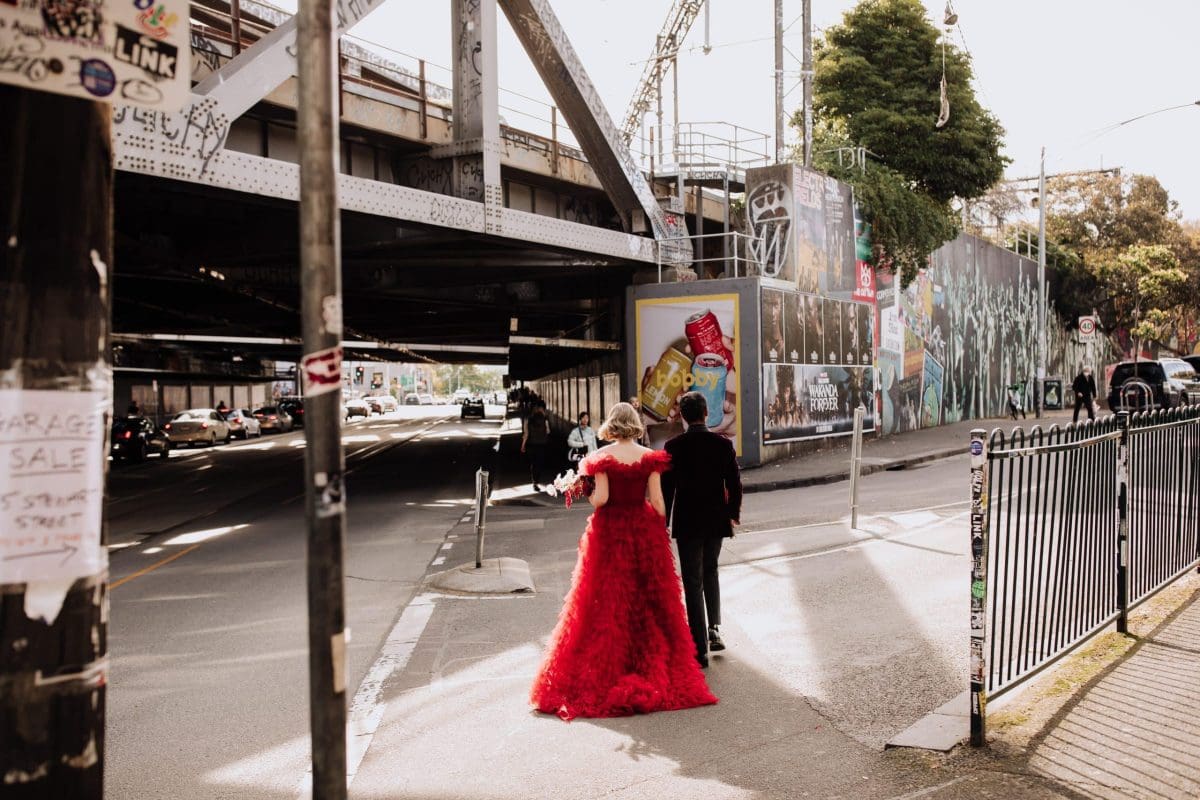 Bride And Groom Pose Outside Glasshaus Inside Wedding Photographed By Be Here Be Now