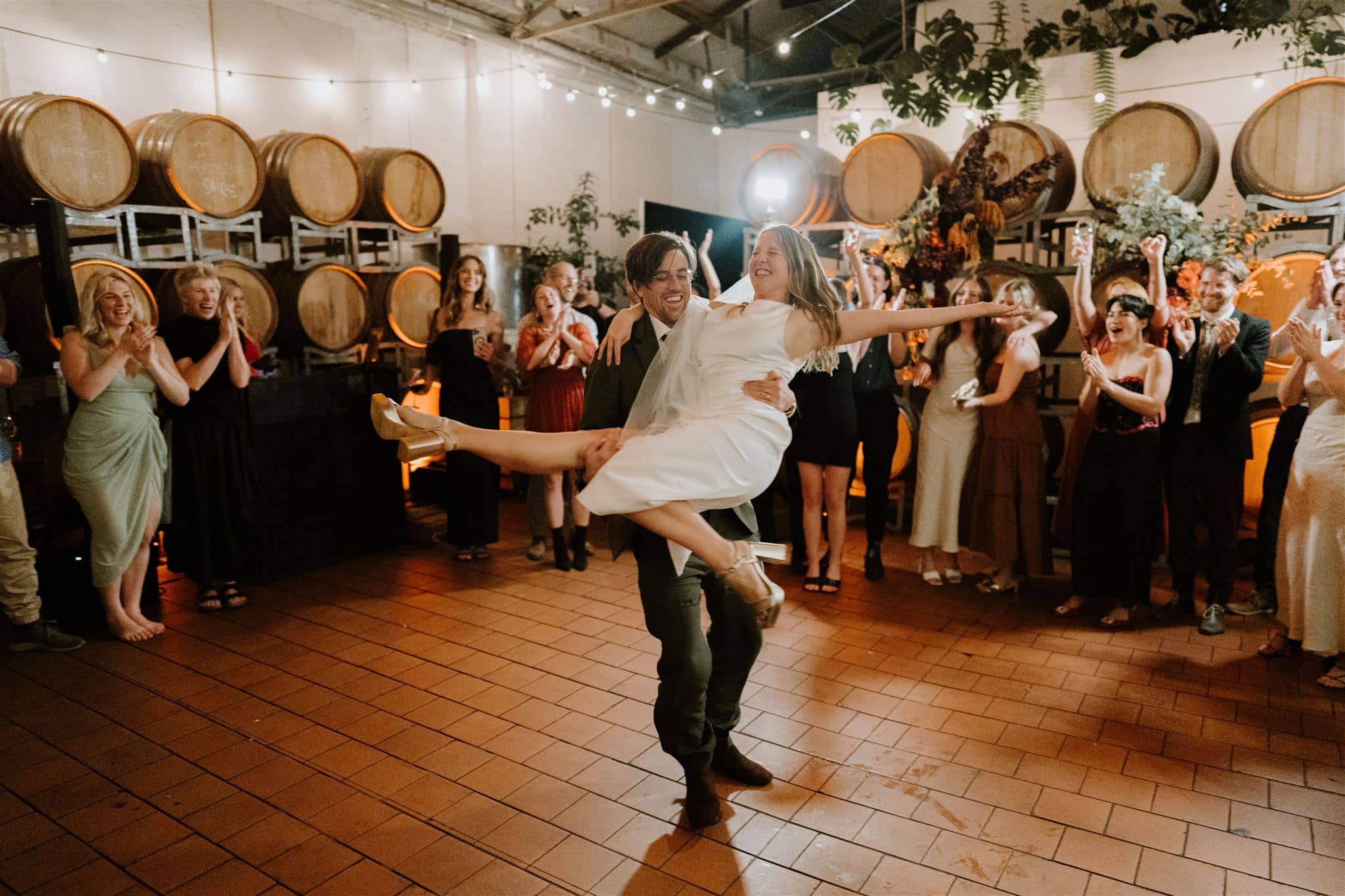 Noisy Ritual Brunswick Wedding First Dance Photographed by Elsa Campbell