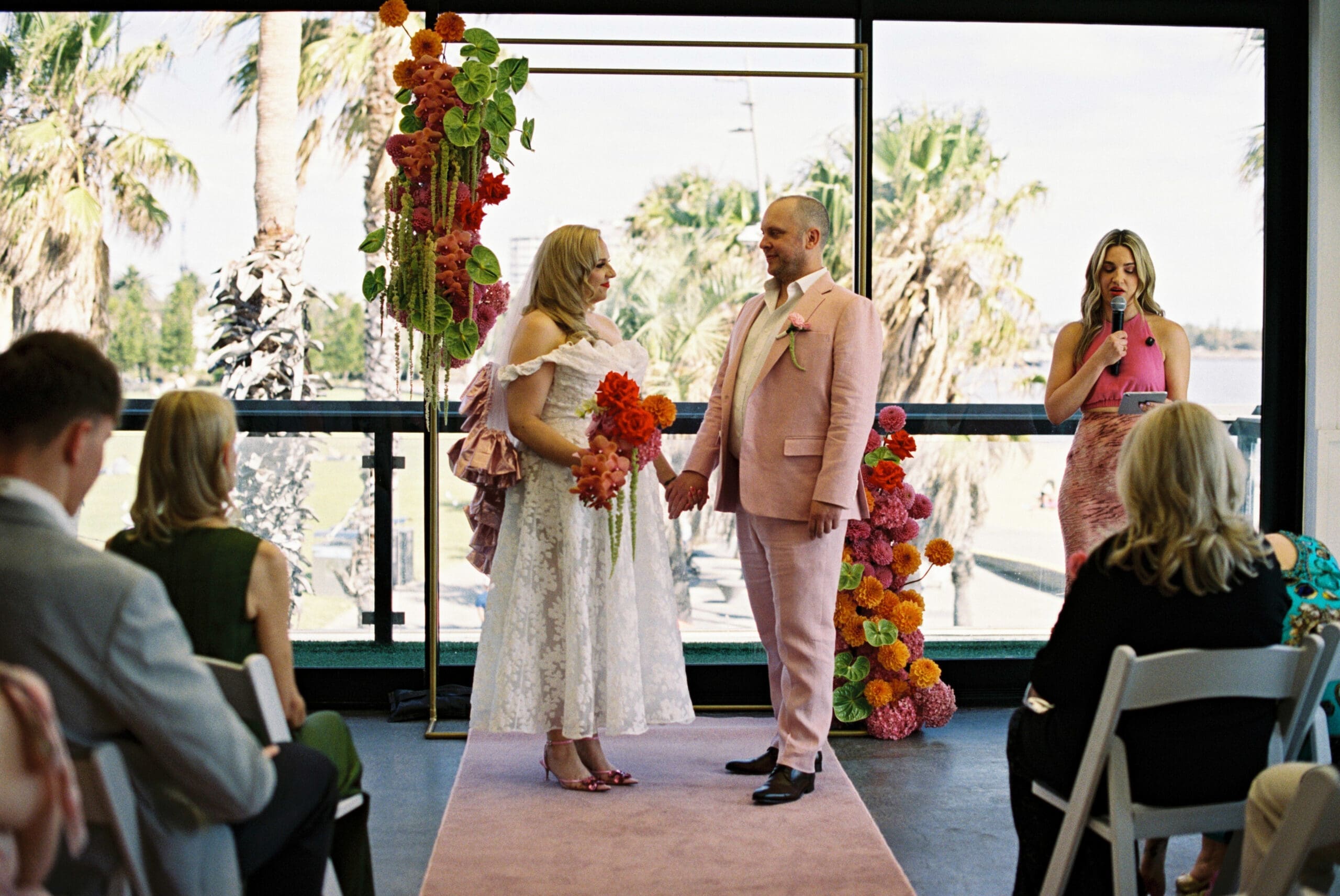 Captain Baxter St Kilda Wedding Ceremony Featuring Celebrant and DJ Aleks Mac Photographed by Keera Hoogendorp