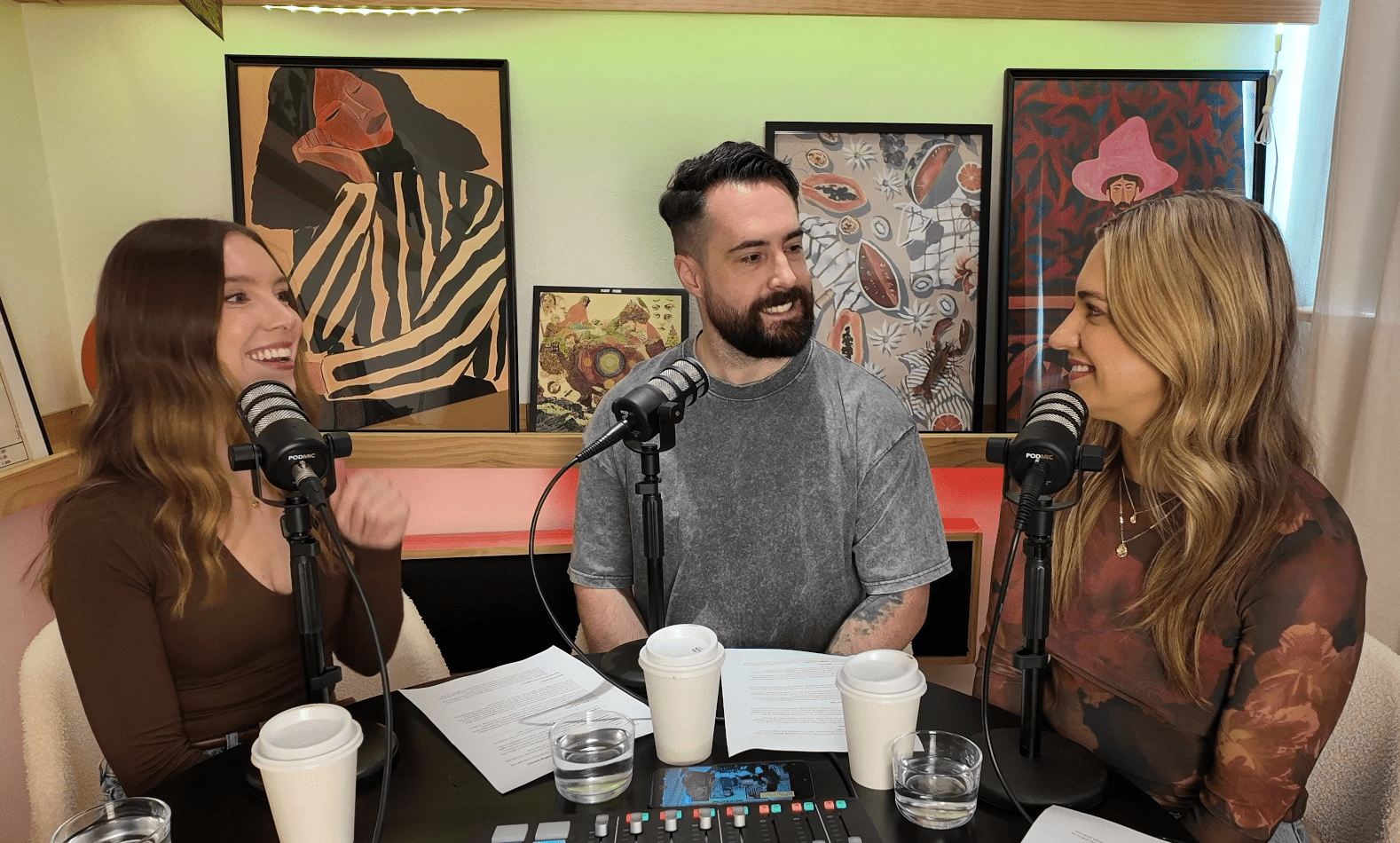 The Wedding Painter Rebekka Lord Johnson Chats with Wedding Podcast Hosts Eddy and Aleks Mac